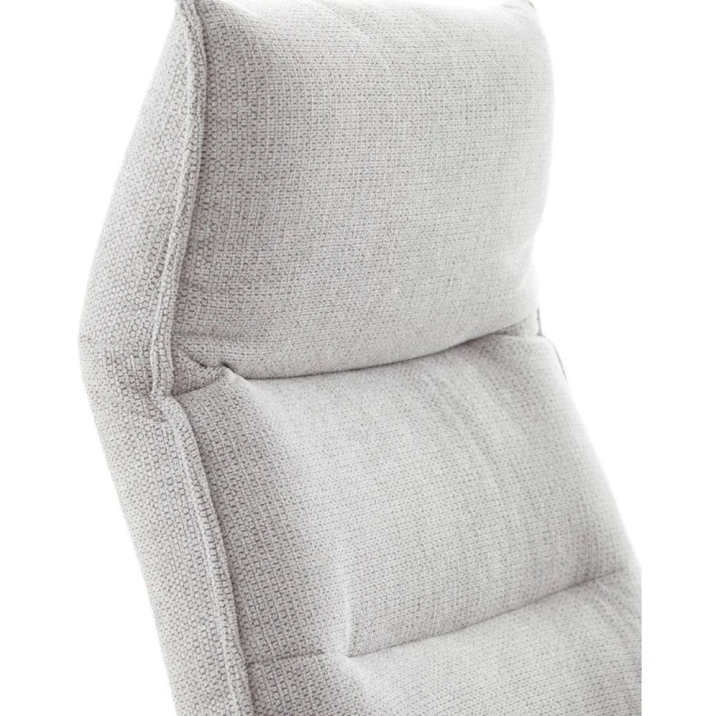 Outlet Pronto Wonen Relaxfauteuil Livo handmatig verstelbaar lichtgrijs