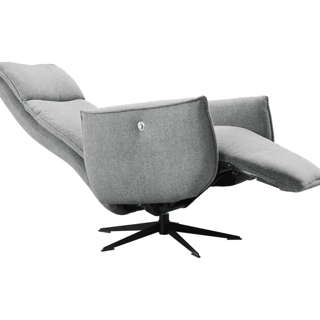 Clearance Pronto Wonen Relaxfauteuil Moio verstelbare rug en voetensteun