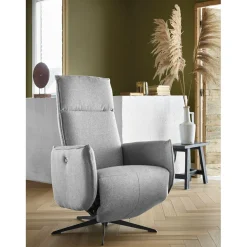 Clearance Pronto Wonen Relaxfauteuil Moio verstelbare rug en voetensteun