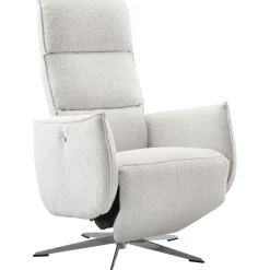 New Pronto Wonen Relaxfauteuil Moio verstelbare rug en voetensteun M lichtgrijs