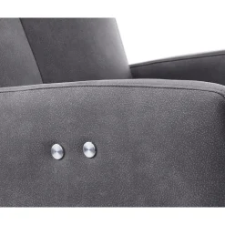 Pronto Wonen Relaxfauteuil Perfini elektrisch verstelbare rug en voetensteun antraciet