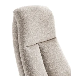 New Pronto Wonen Relaxfauteuil Serio beige licht hout premium comfort