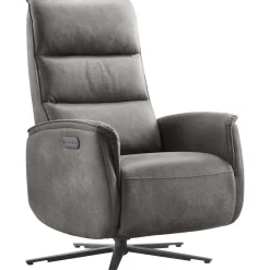 Outlet Pronto Wonen Relaxfauteuil Volgere elektrisch grijs