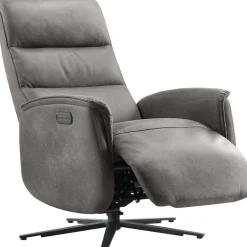 Outlet Pronto Wonen Relaxfauteuil Volgere elektrisch grijs