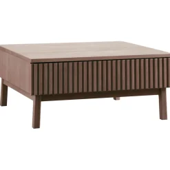 Online Pronto Wonen Salontafel Arrosto eikenhout 90x90 cm vierkant Dark Roast