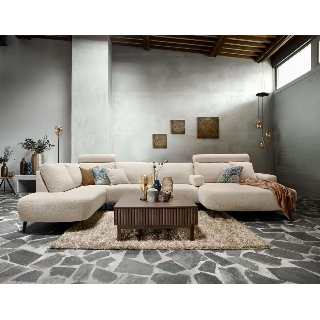Online Pronto Wonen Salontafel Arrosto eikenhout 90x90 cm vierkant Dark Roast