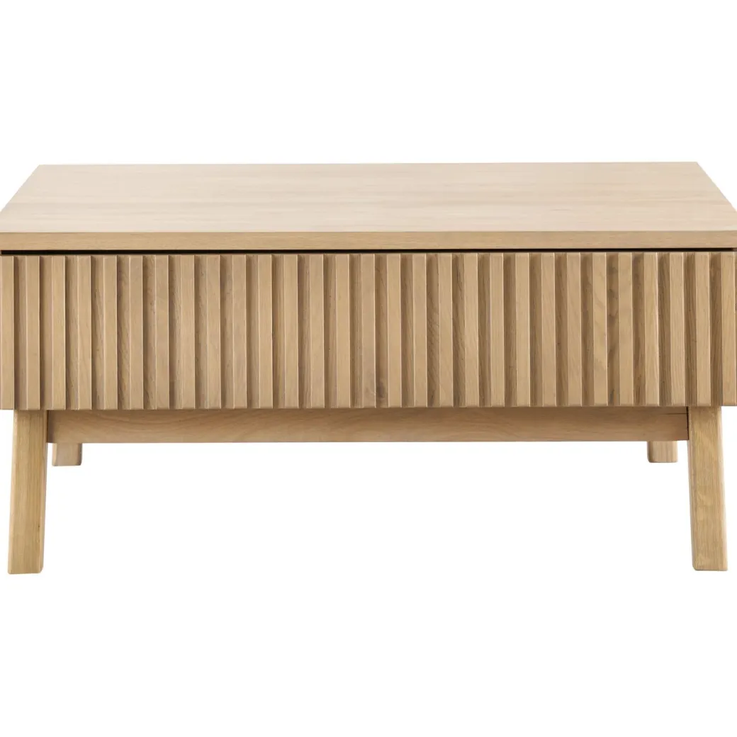 Clearance Pronto Wonen Salontafel Arrosto eikenhout 90x90 cm vierkant light roast
