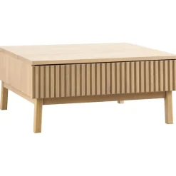 Clearance Pronto Wonen Salontafel Arrosto eikenhout 90x90 cm vierkant light roast