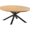 Pronto Wonen Salontafel Aska teakhout 90 cm rond naturel brushed