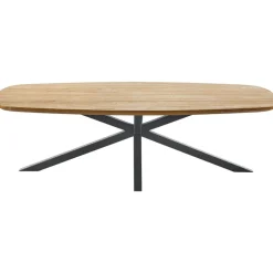 Discount Pronto Wonen Salontafel Aska teakhout 70x140 cm Deens ovaal naturel brushed