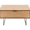Outlet Pronto Wonen Salontafel Aska 80x80 cm vierkant naturel brushed