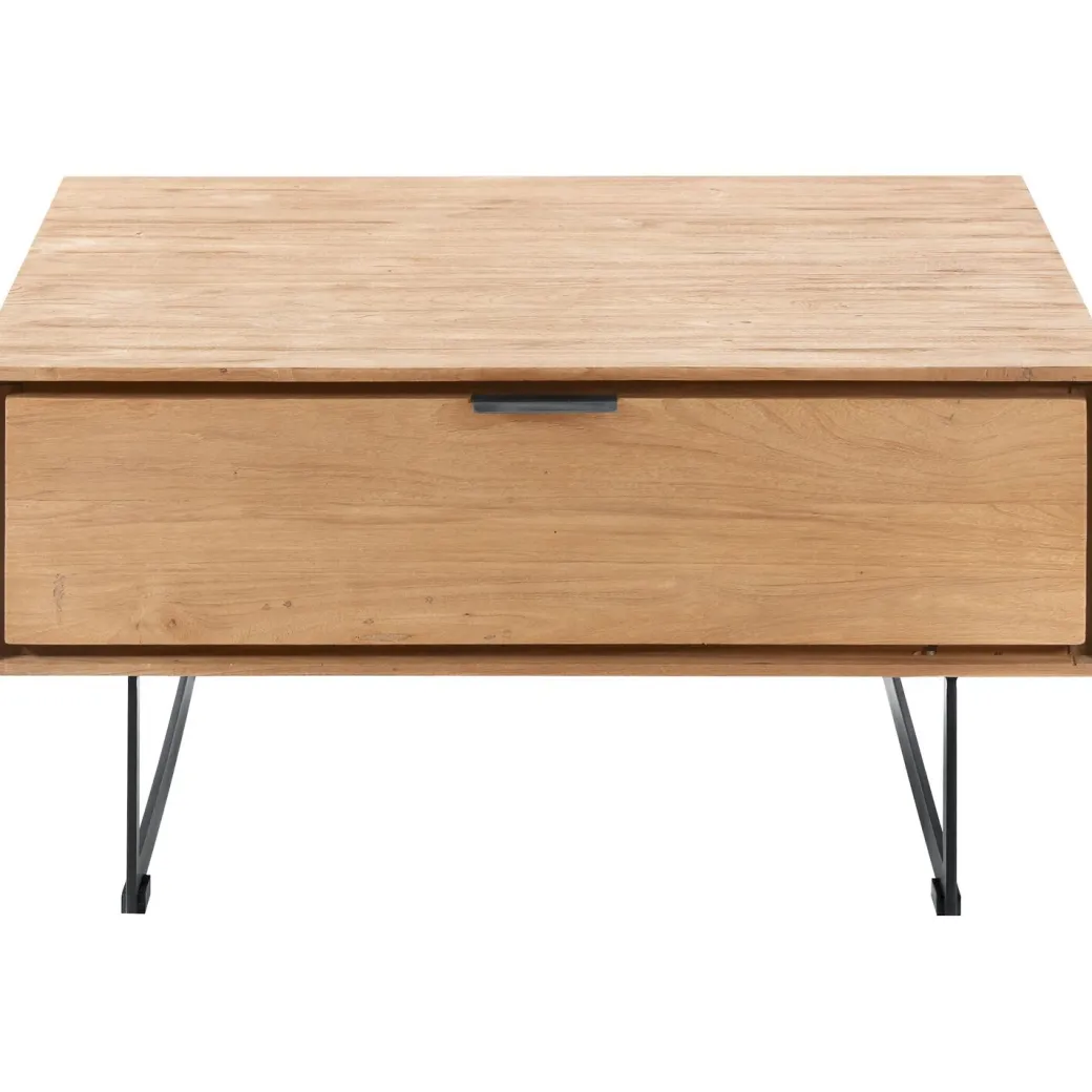 Outlet Pronto Wonen Salontafel Aska 80x80 cm vierkant naturel brushed