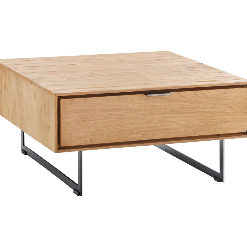 Outlet Pronto Wonen Salontafel Aska 80x80 cm vierkant naturel brushed