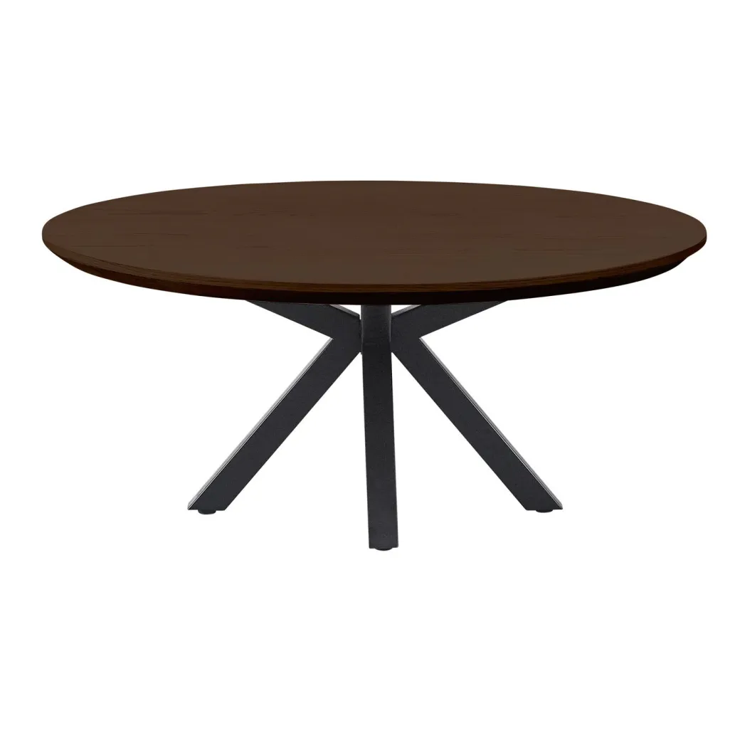 Clearance Pronto Wonen Salontafel Belvio 90 cm rond dark oak