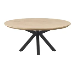 New Pronto Wonen Salontafel Belvio rond 90 light oak fineer