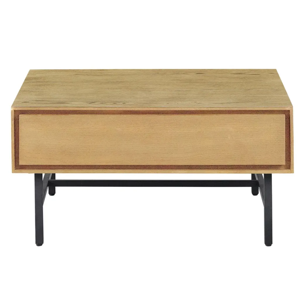 Outlet Pronto Wonen Salontafel Belvio 85x85 vierkant light oak