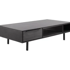 Pronto Wonen Salontafel Nero 67x135 cm rond noir