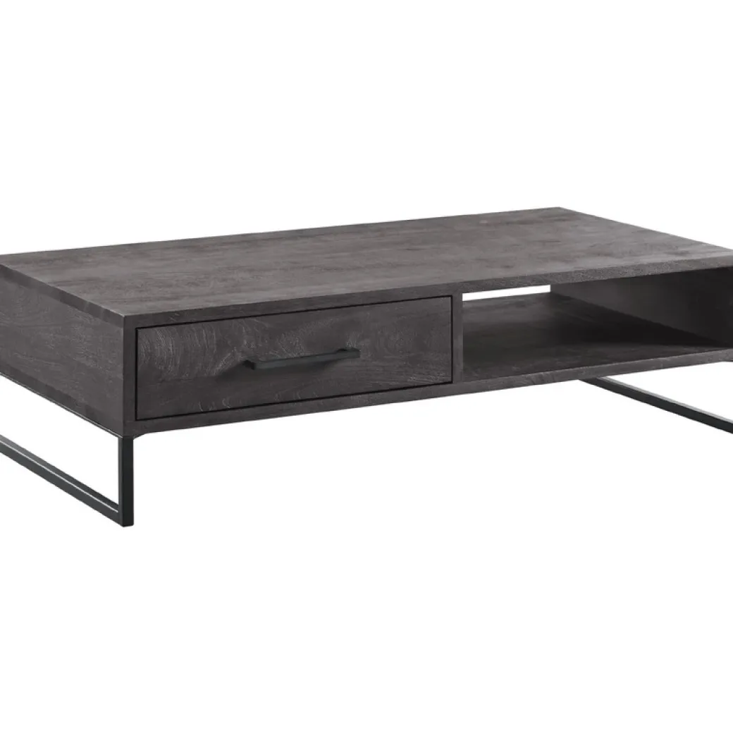 Best Pronto Wonen Salontafel Piastra 126x64 cm zwart