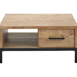 Clearance Pronto Wonen Salontafel Ricardi 90x90 cm vierkant mango