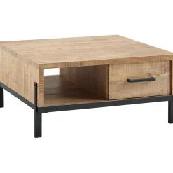 Clearance Pronto Wonen Salontafel Ricardi 90x90 cm vierkant mango