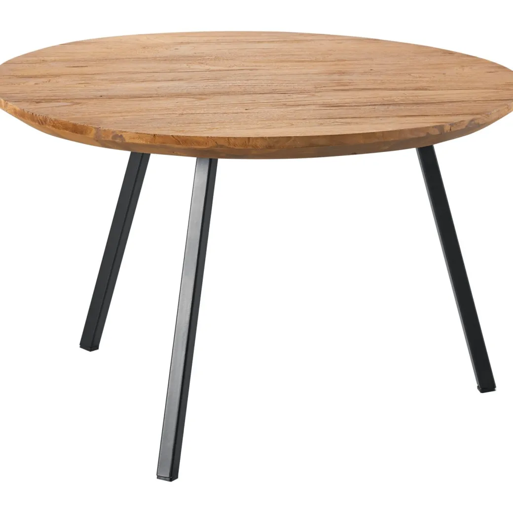 Hot Pronto Wonen Salontafel Romaro 65 cm rond teak mix rough
