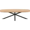 Pronto Wonen Salontafel Romaro teakhout 140x70 cm Deens ovaal mix rough