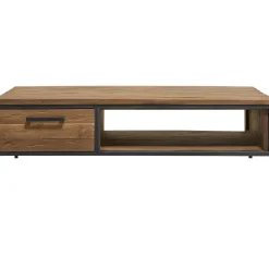 New Pronto Wonen Salontafel Romaro teakhout 135x67 cm rechthoekig mix rough