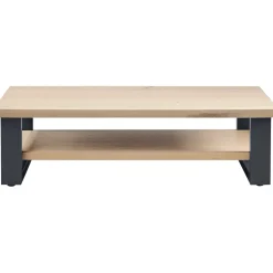 Pronto Wonen Salontafel Verato eikenhout 140x70 cm rechthoekig naturel grey