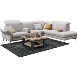 Discount Pronto Wonen Salontafel Verato eikenhout 70x70 cm vierkant naturel grey