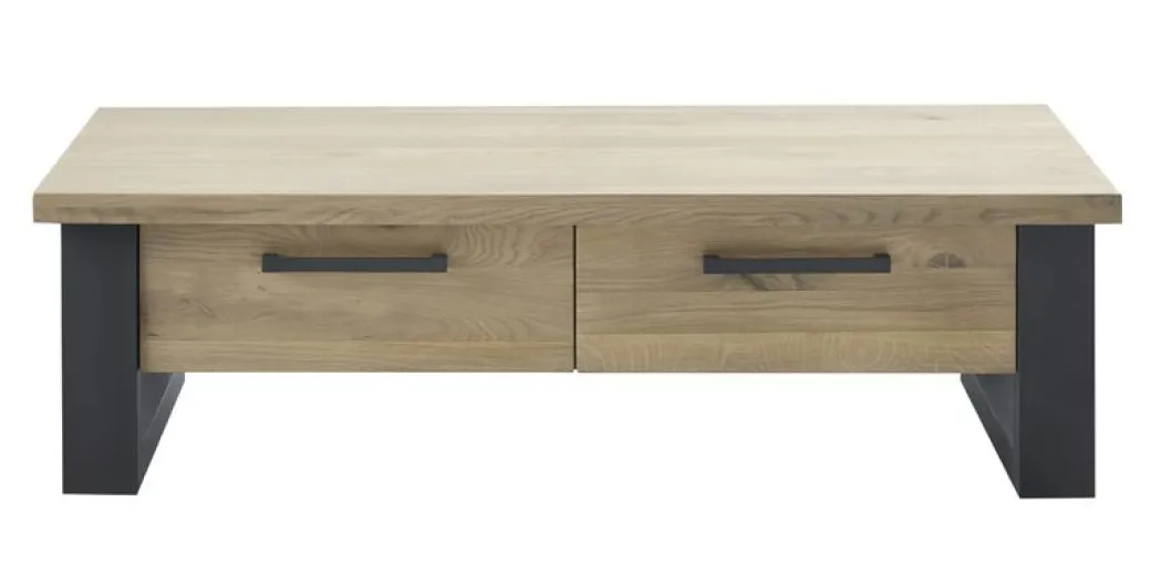Sale Pronto Wonen Salontafel Verato eikenhout 70x140 cm rechthoekig natural grey