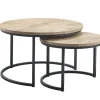Sale Pronto Wonen Salontafelset Lunata 55 en 75 cm rond barley