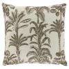 Online Pronto Wonen Sierkussen Canosa taupe met palmboom print