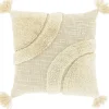 Outlet Pronto Wonen Sierkussen Foglia 45x45cm dessin 9 naturel