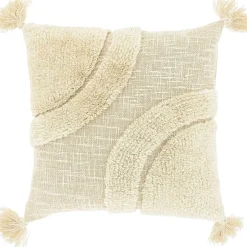 Outlet Pronto Wonen Sierkussen Foglia 45x45cm dessin 9 naturel