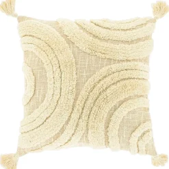 Hot Pronto Wonen Sierkussen Foglia 45x45cm dessin 2 naturel