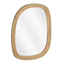 Discount Pronto Wonen Spiegel Capolago organisch L Fsc lightbruin