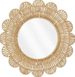Hot Pronto Wonen Spiegel Novellara rond 60 cm bruin large