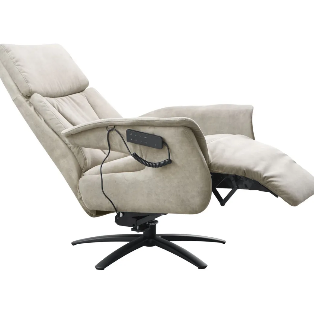 Discount Pronto Wonen Sta-op stoel Initio met accu medium beige