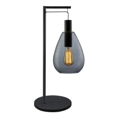 Hot Pronto Wonen Tafellamp Felinio smoke glas 1-lichts hangend