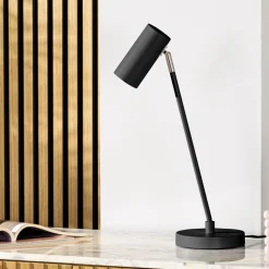 Discount Pronto Wonen Tafellamp Mirare zwart metaal 1-spots