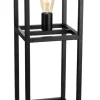 Clearance Pronto Wonen Tafellamp Tiamo zwart staal 55x22 cm