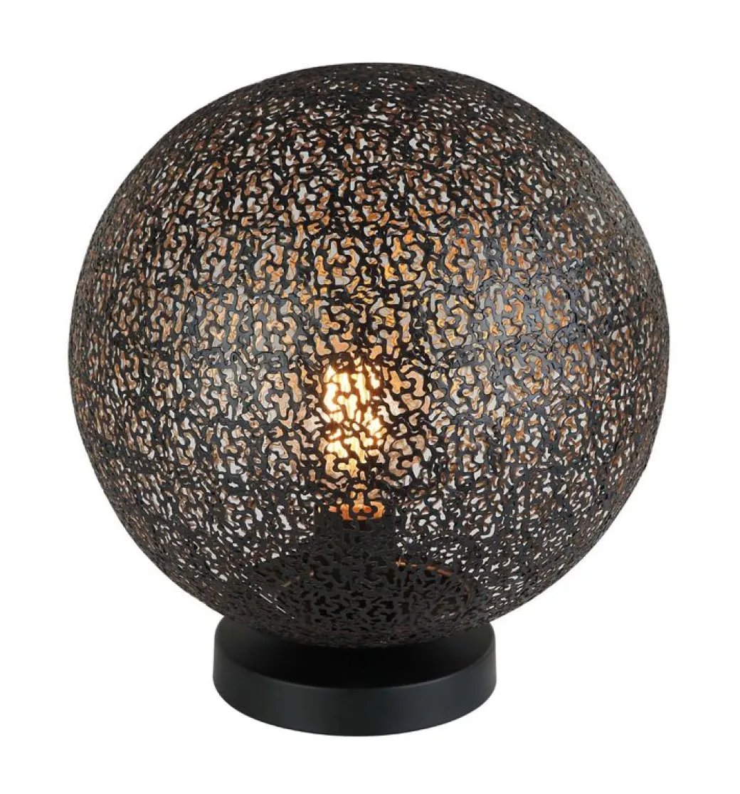 Hot Pronto Wonen Tafellamp Tossica Ø 30 cm zwart staal