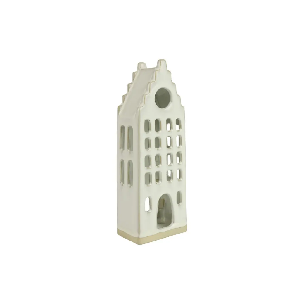 Clearance Pronto Wonen Theelichthouder Caposele huisje large wit