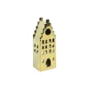 Pronto Wonen Theelichthouder Caposele huisje small goud