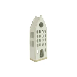 Outlet Pronto Wonen Theelichthouder Caposele huisje small wit