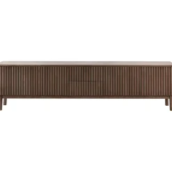 Online Pronto Wonen TV-meubel Arrosto eikenhout 58x225x40 cm Dark Roast