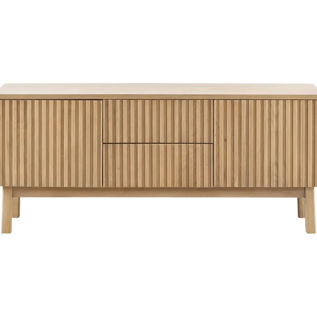 Hot Pronto Wonen TV-meubel Arrosto eikenhout 58x135x40 cm light roast