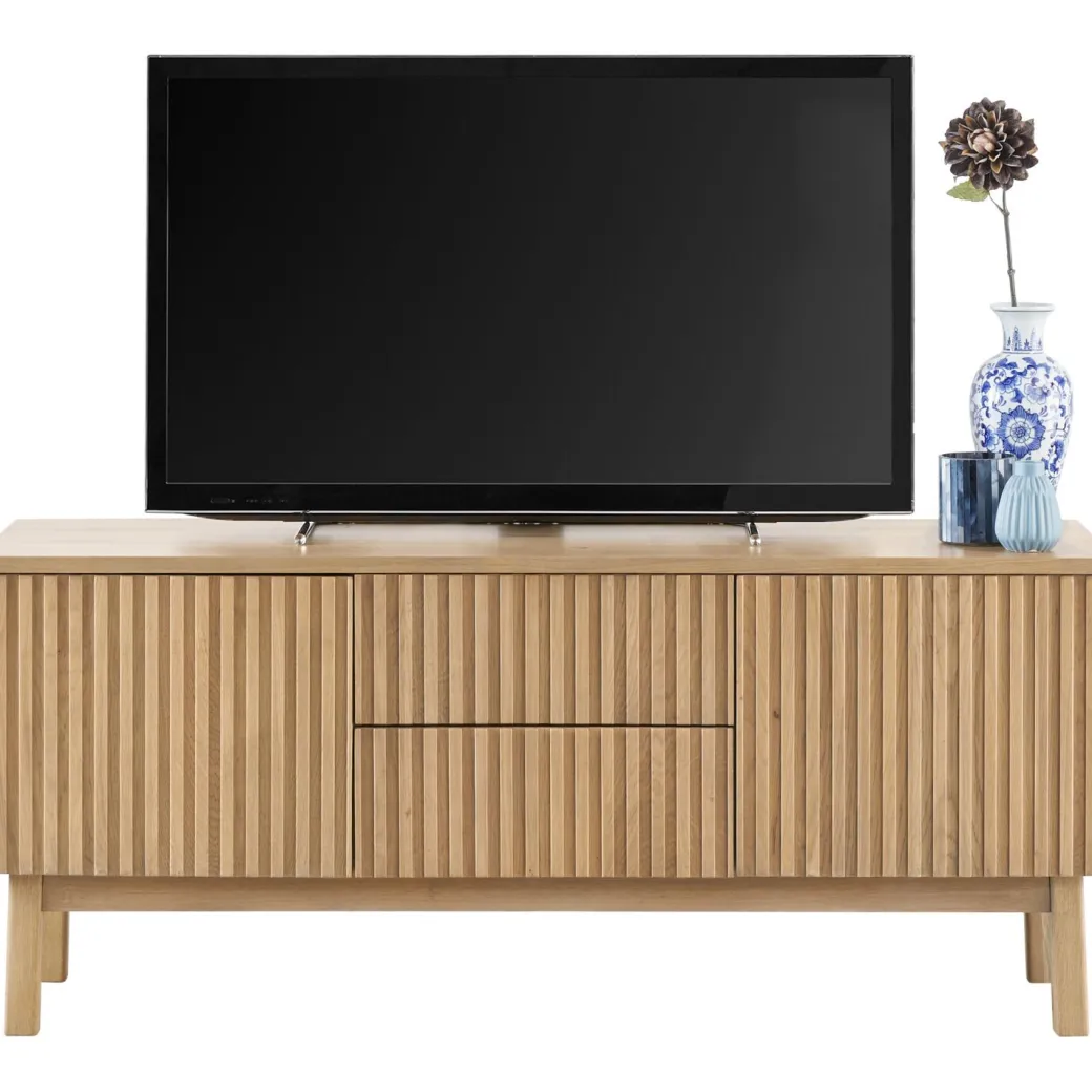Hot Pronto Wonen TV-meubel Arrosto eikenhout 58x135x40 cm light roast