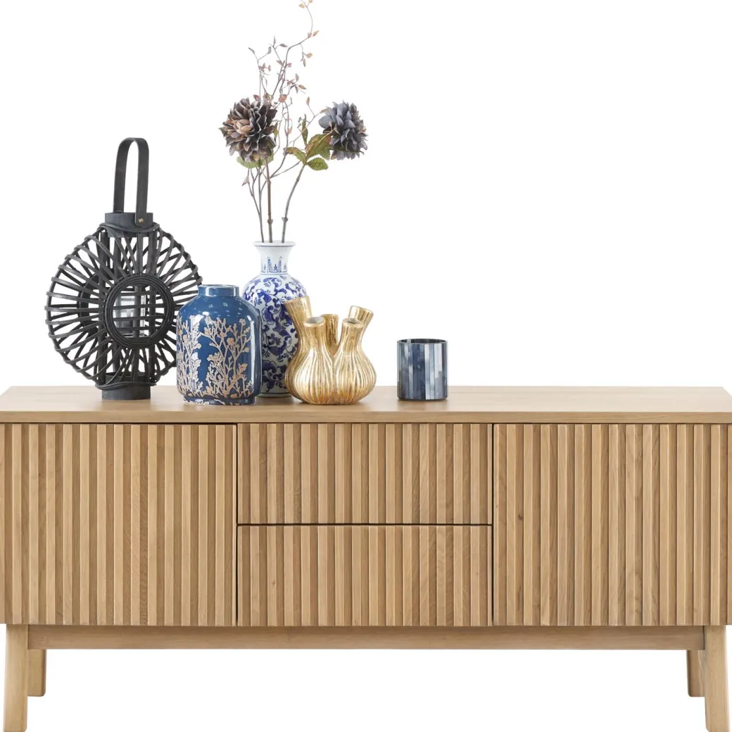 Hot Pronto Wonen TV-meubel Arrosto eikenhout 58x135x40 cm light roast
