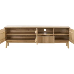 Online Pronto Wonen TV-meubel Arrosto eikenhout 58x180x40 cm light roast